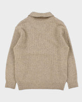 Vintage 00s Peter House Japan Wool Cable Knit Shawl Neck Jumper - XL