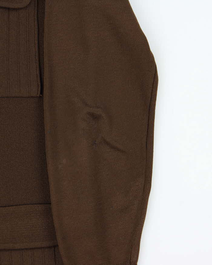 Vintage 1970s Gino Paoli Long Knit Multi Pocket Cardigan - L