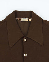 Vintage 1970s Gino Paoli Long Knit Multi Pocket Cardigan - L