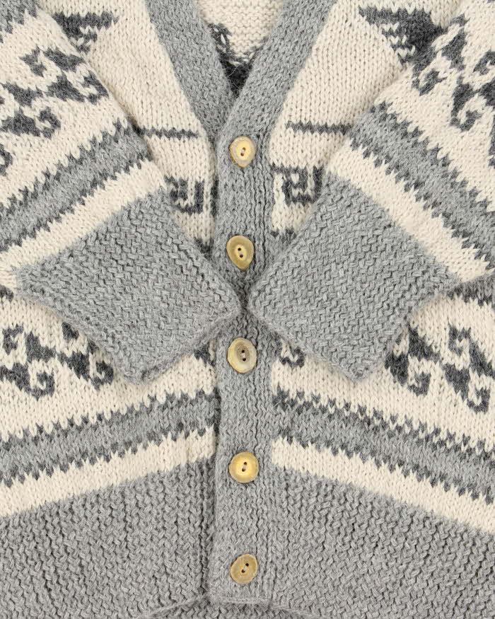 Vintage 1990s Nando Extra Fine Alpaca Cardigan - S