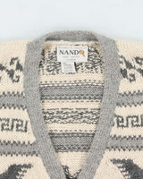 Vintage 1990s Nando Extra Fine Alpaca Cardigan - S