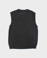 Vintage Tommy Hilfiger Argyle Sleeveless Knit Jumper - L