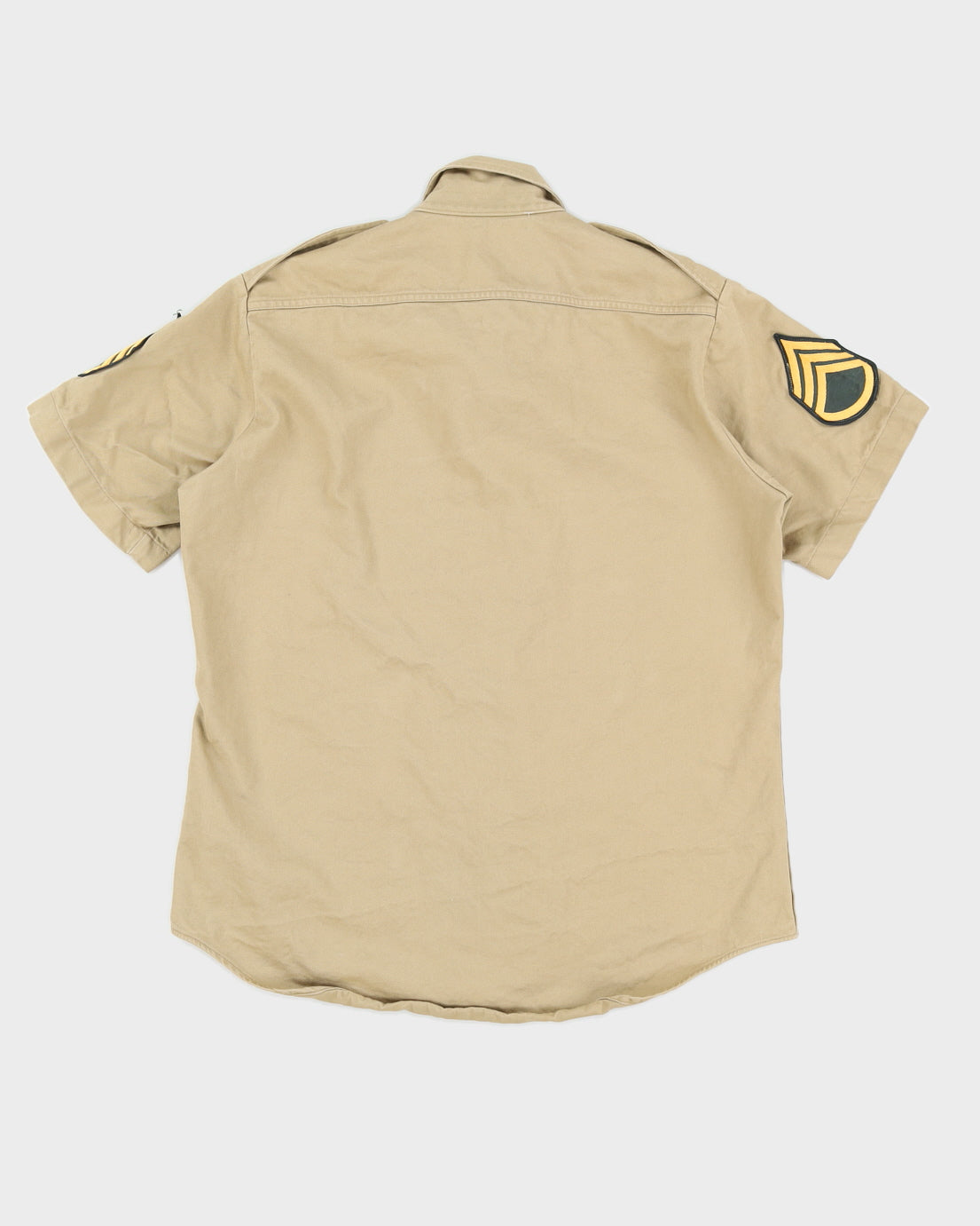 70s Vintage US Army Khaki Shirt - M
