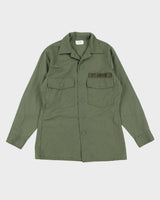 70s Vintage US Army OG-107 Shirt - S