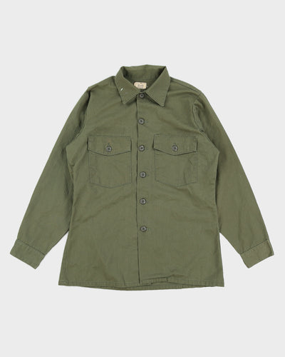 70s Vintage US Army OG-107 Shirt - M