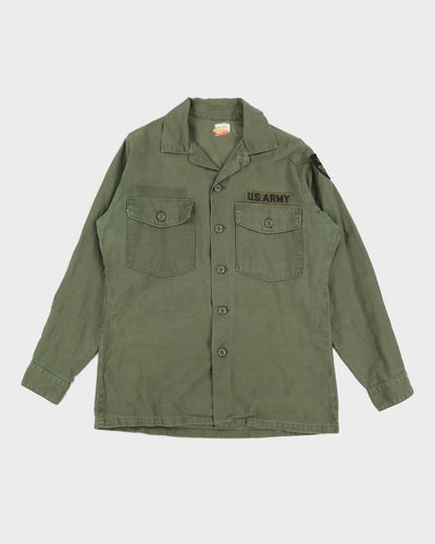 60s Vintage US Army OG-107 Shirt - L