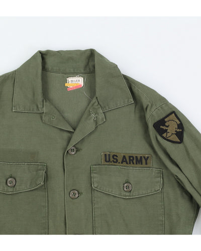 60s Vintage US Army OG-107 Shirt - L