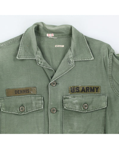 60s Vintage US Army OG-107 Shirt - M