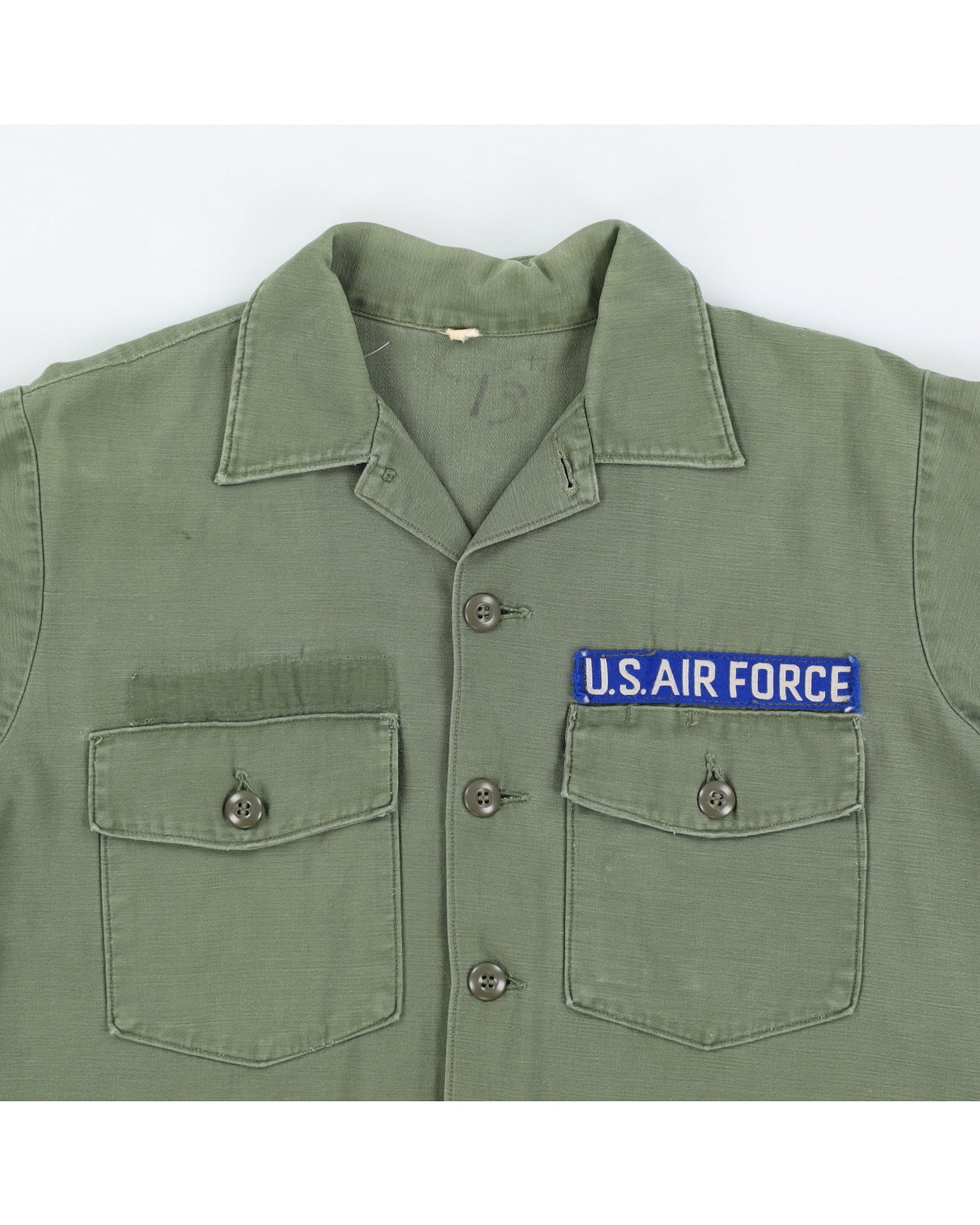 60s Vintage US Army OG-107 Shirt - L
