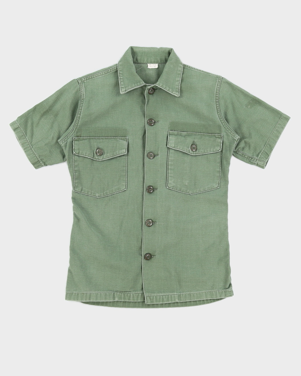 60s Vintage US Army OG-107 Shirt - XS