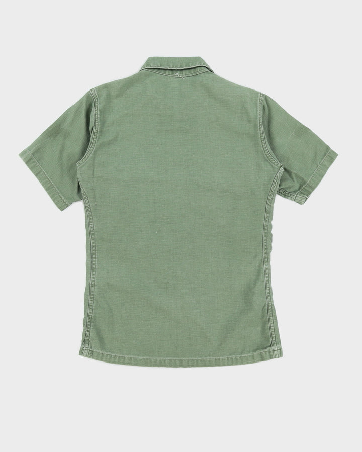 60s Vintage US Army OG-107 Shirt - XS