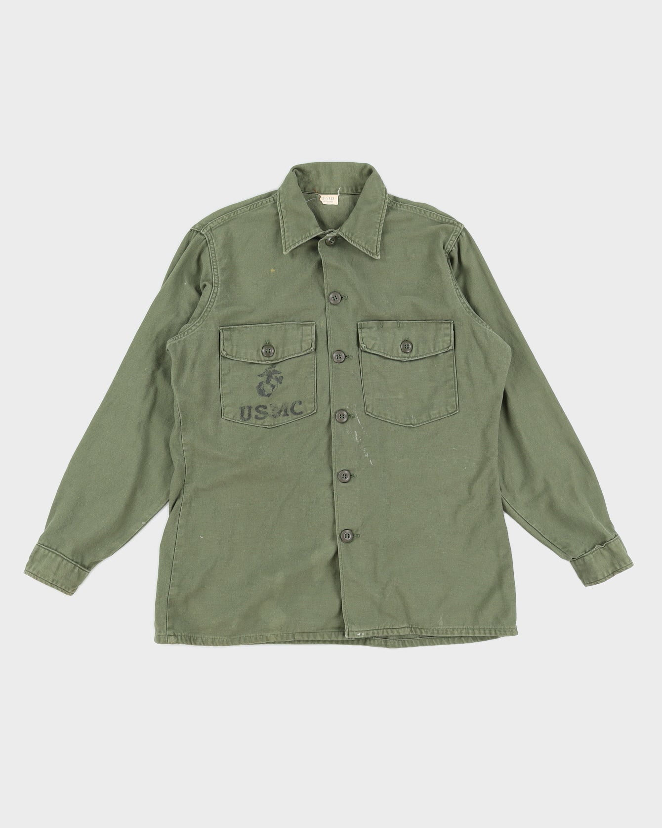 60s Vintage US Army OG-107 Shirt - M