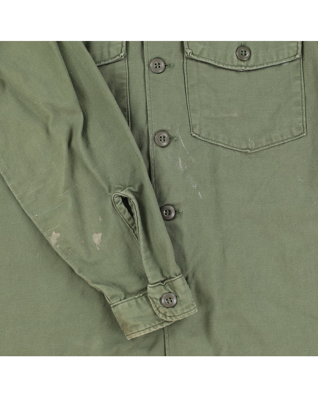 60s Vintage US Army OG-107 Shirt - M