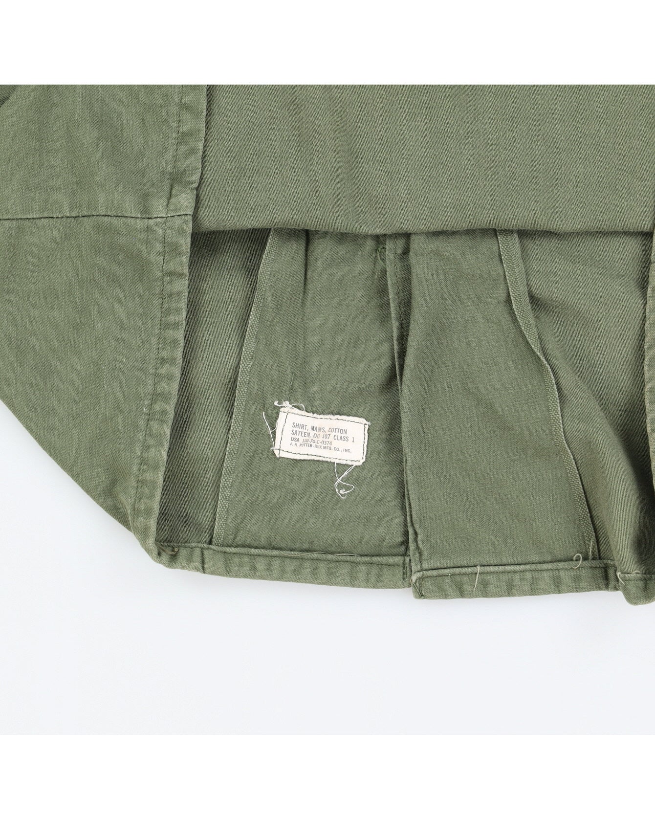 60s Vintage US Army OG-107 Shirt - M