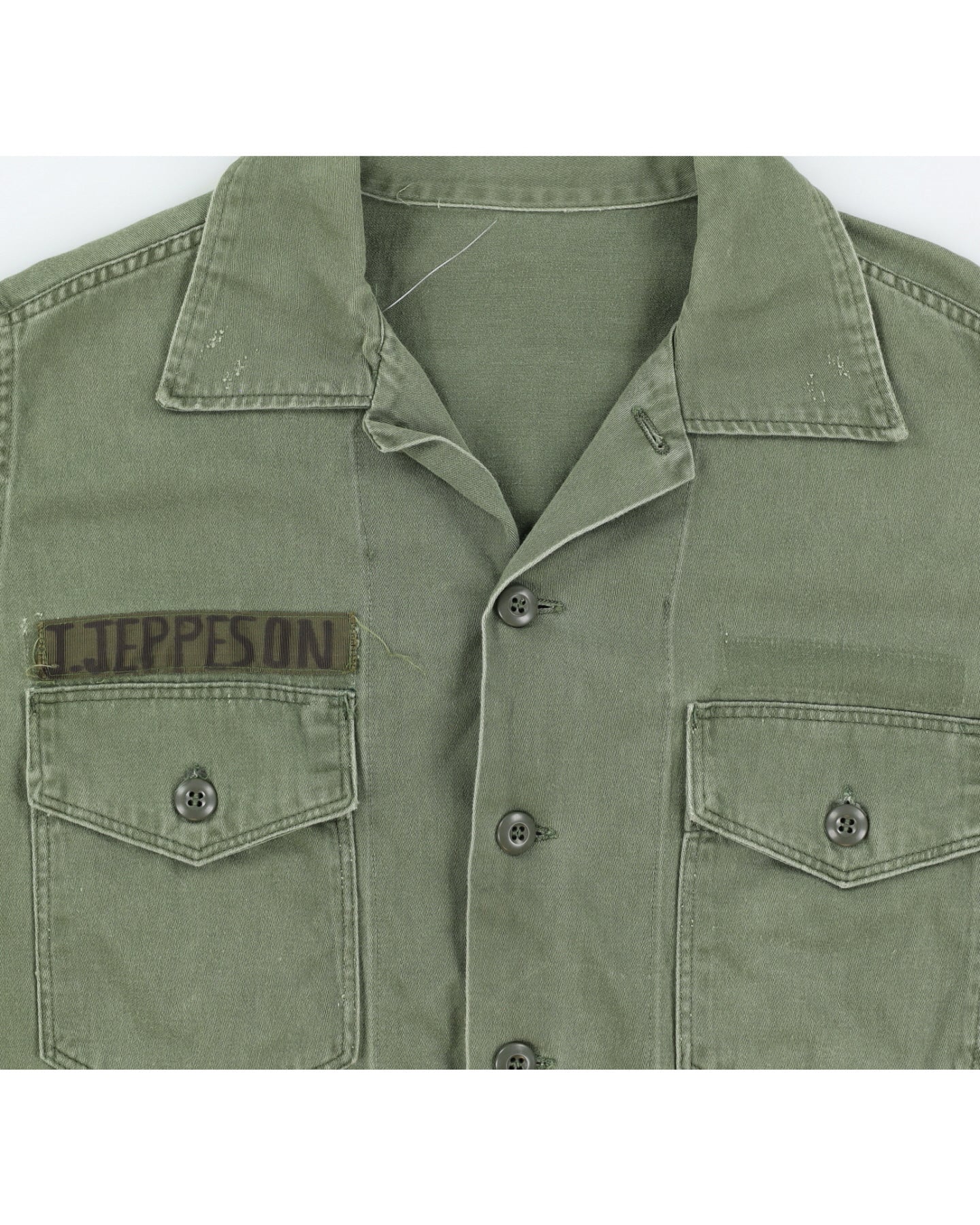 60s Vintage US Army OG-107 Shirt - XL