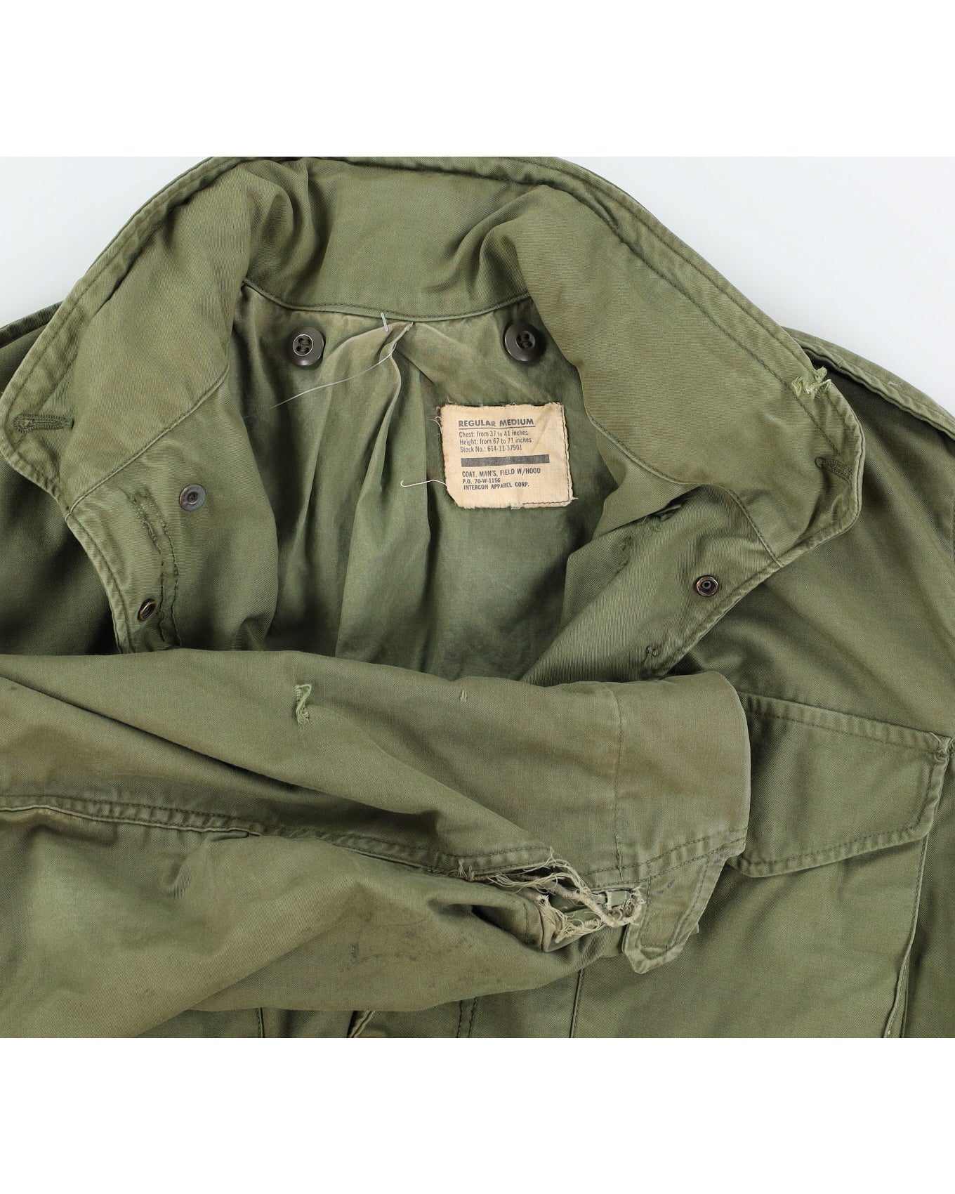 60s Vintage US Army M65 Field Jacket - M