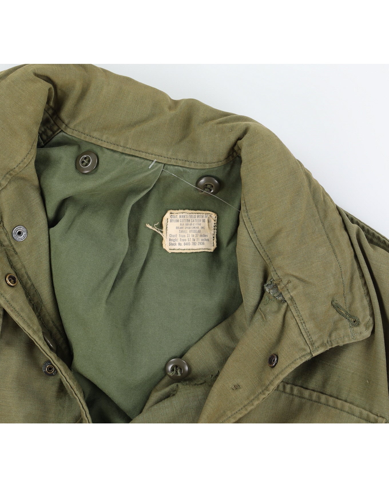 60s Vintage US Army M65 Field Jacket - Small Regular