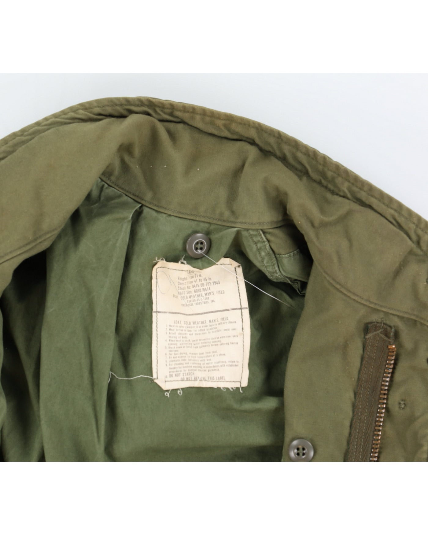 70s Vintage US Army M65 Field Jacket - L