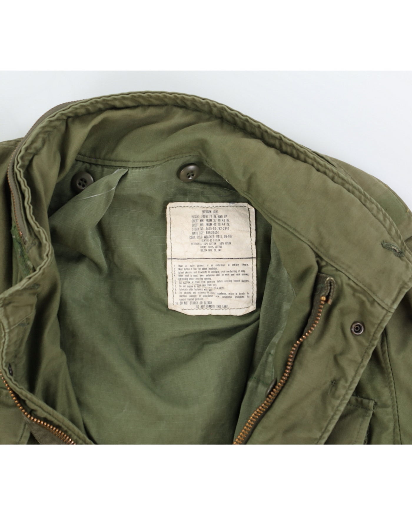 70s Vintage US Army M65 Field Jacket - M
