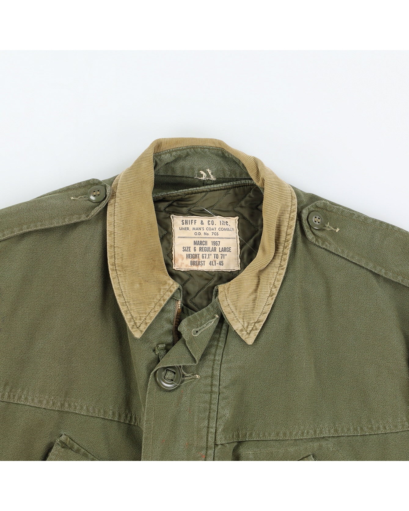 60s Canadian Army Field Jacket &amp; Liner - L