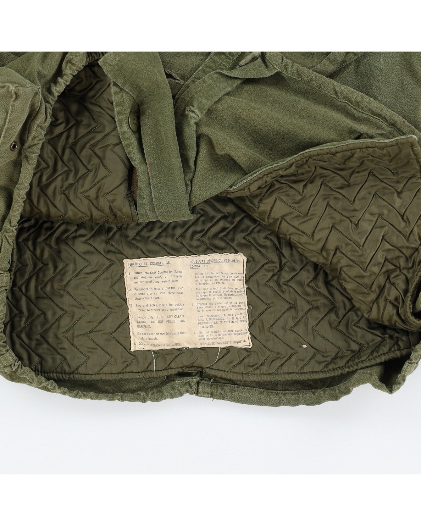 60s Canadian Army Field Jacket & Liner - L