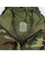 00s US army Woodland Camo Waterproof Parka - XL