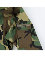 00s US army Woodland Camo Waterproof Parka - XL