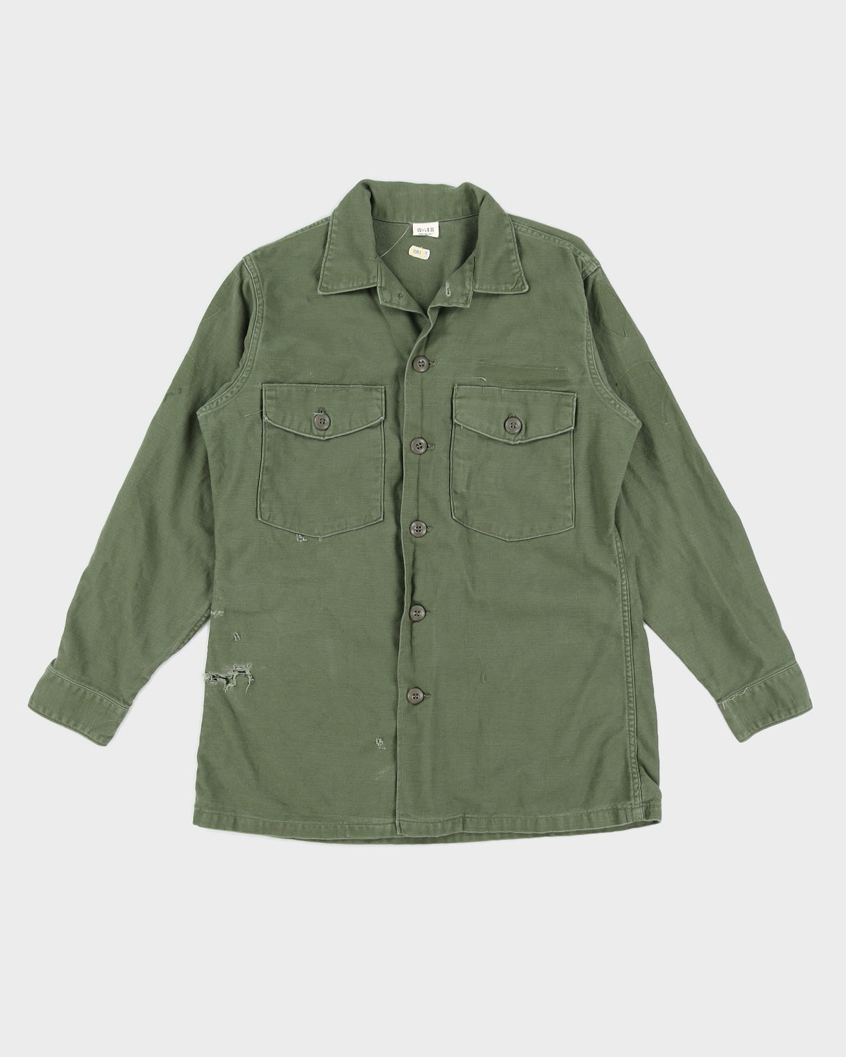 60s Vintage US Army OG-107 Shirt - M
