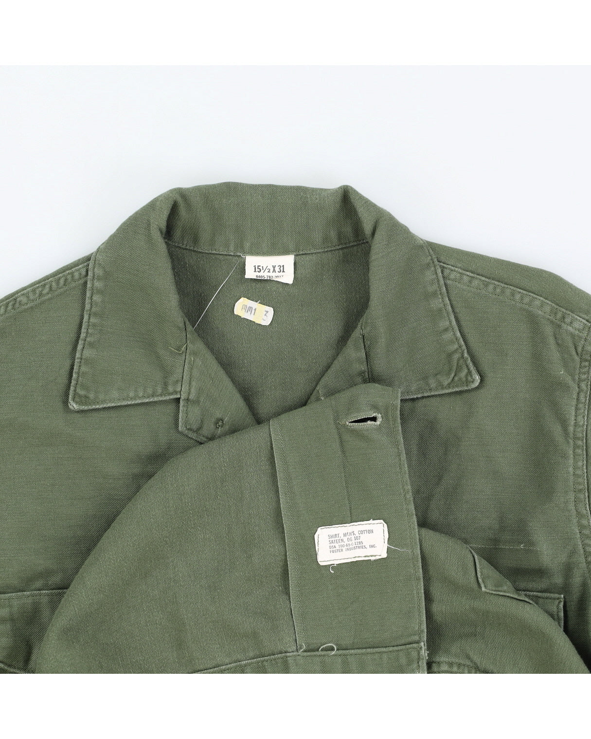 60s Vintage US Army OG-107 Shirt - M