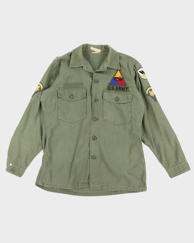 60s Vintage US Army OG-107 Shirt - M