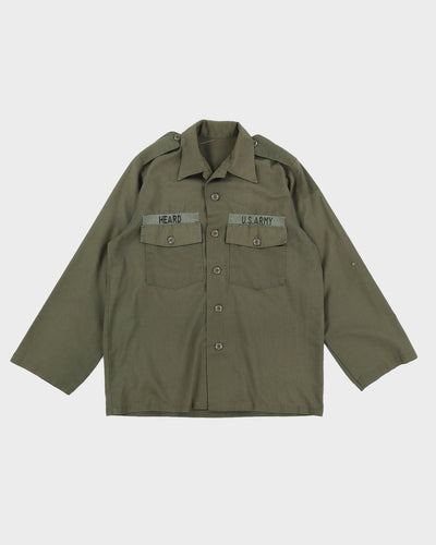 70s Vintage US Army OG-506 Shirt - L