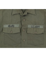 70s Vintage US Army OG-506 Shirt - L