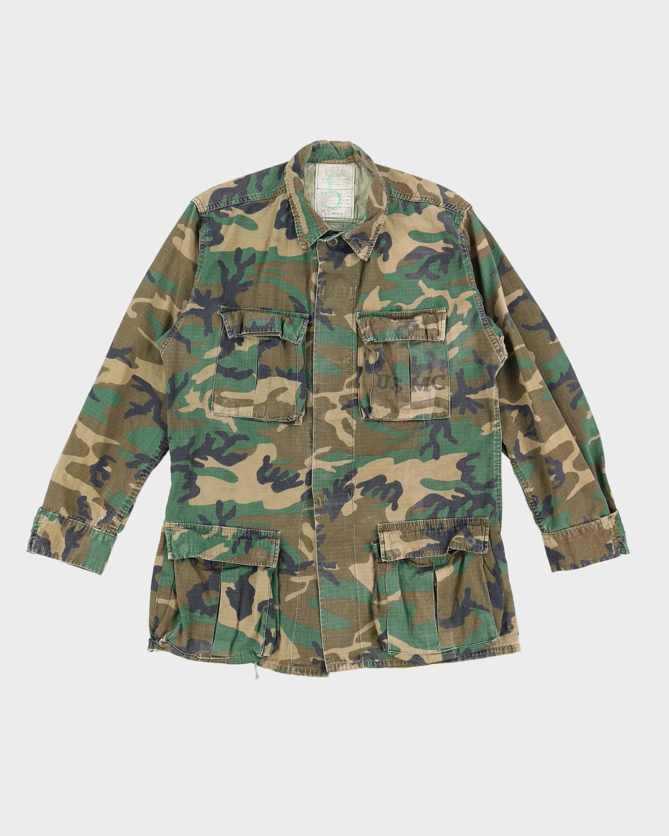 70s Vintage USMC RDF Camo Jacket - M