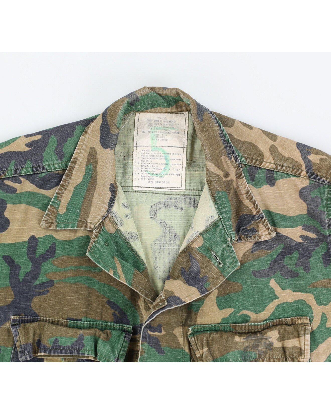 70s Vintage USMC RDF Camo Jacket - M