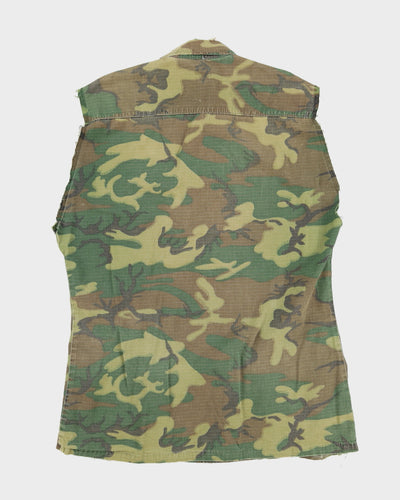 60s ERDL Camo Jungle Jacket Vest - M