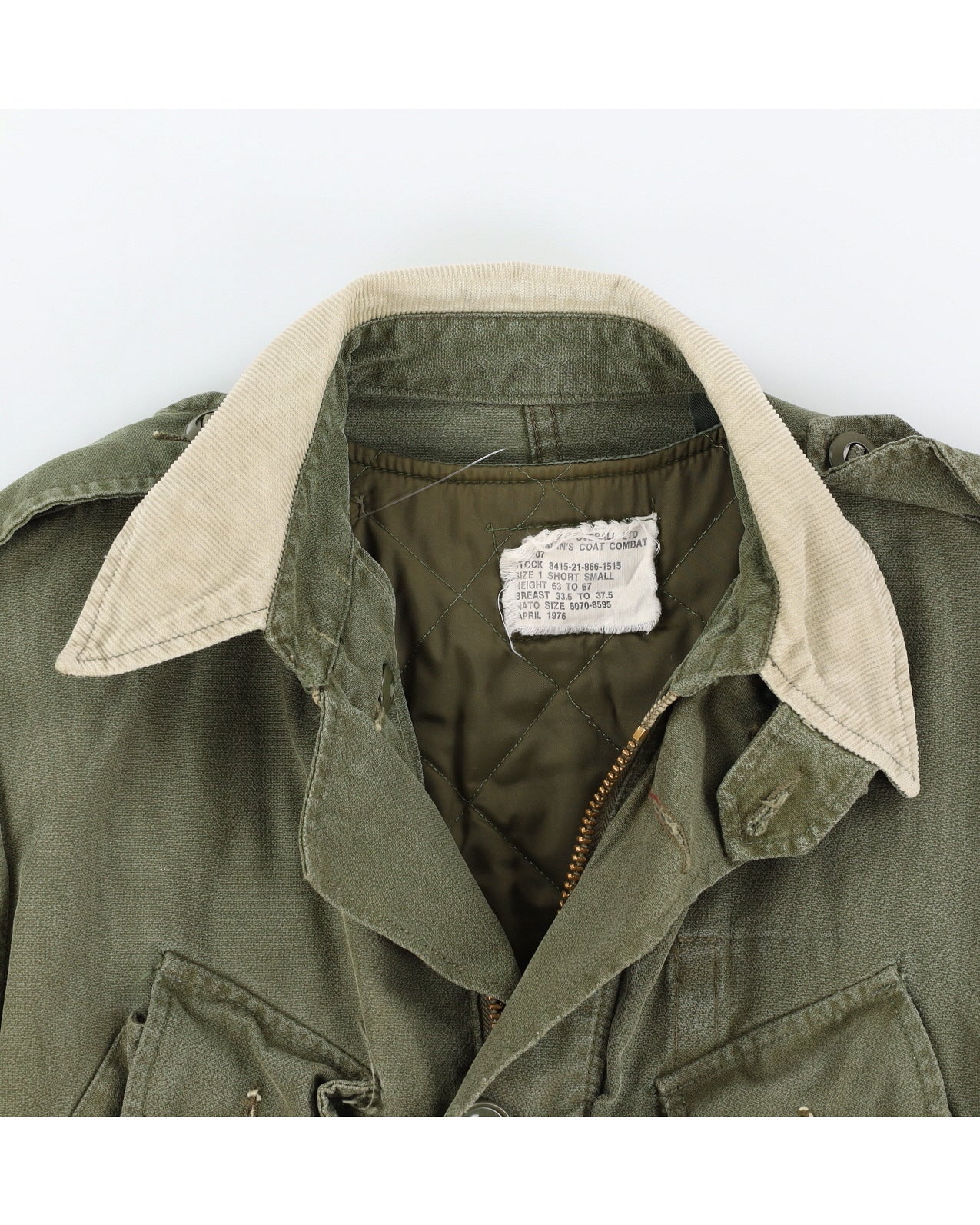 70s Canadian Army Field Jacket &amp; Liner - XS