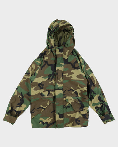 90s Woodland Camo Gore-Tex Parka - M