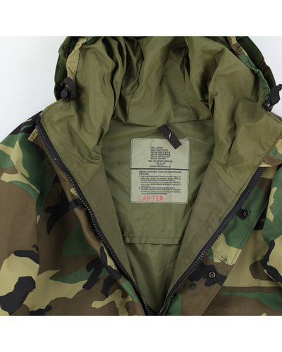 90s Woodland Camo Gore-Tex Parka - M