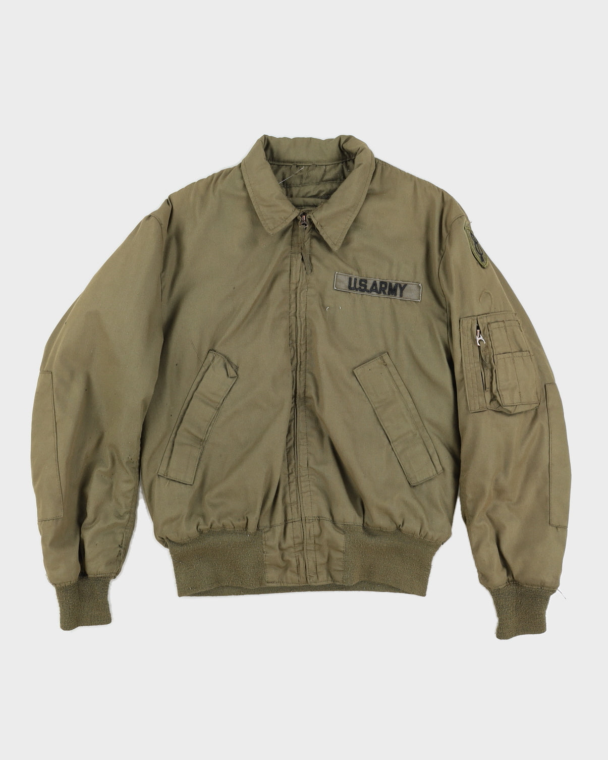 80s US Army Tanker Jacket - Medium Long