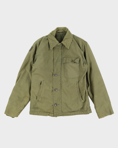 80s US Navy A-2 Deck Jacket - XS