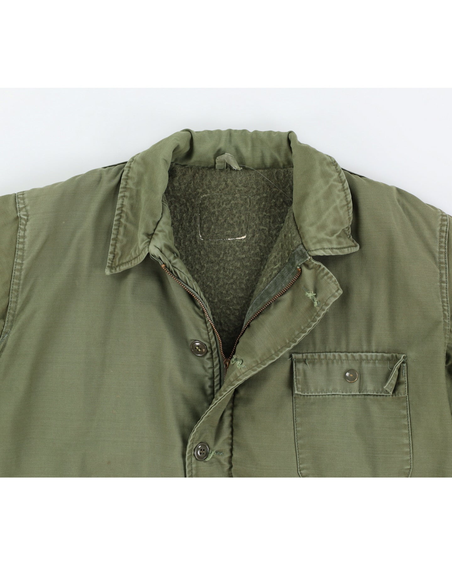 80s US Navy A-2 Deck Jacket - L