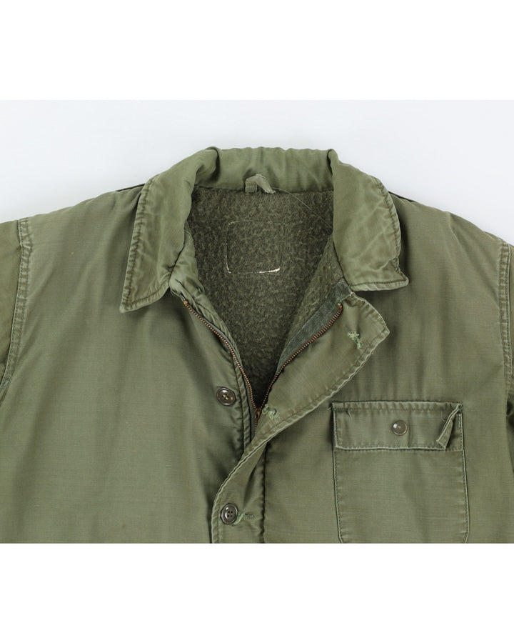 80s US Navy A-2 Deck Jacket - L