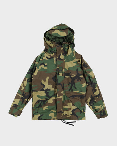 90s Woodland Camo Gore-Tex Parka - L