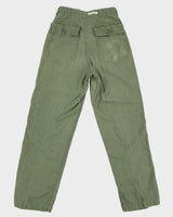 60s US Army OG-107 Sateen Trousers - 28x32
