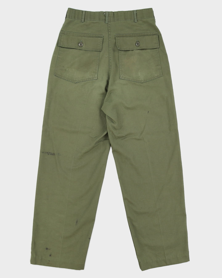 70s US Army OG-507 Trousers - 28x29