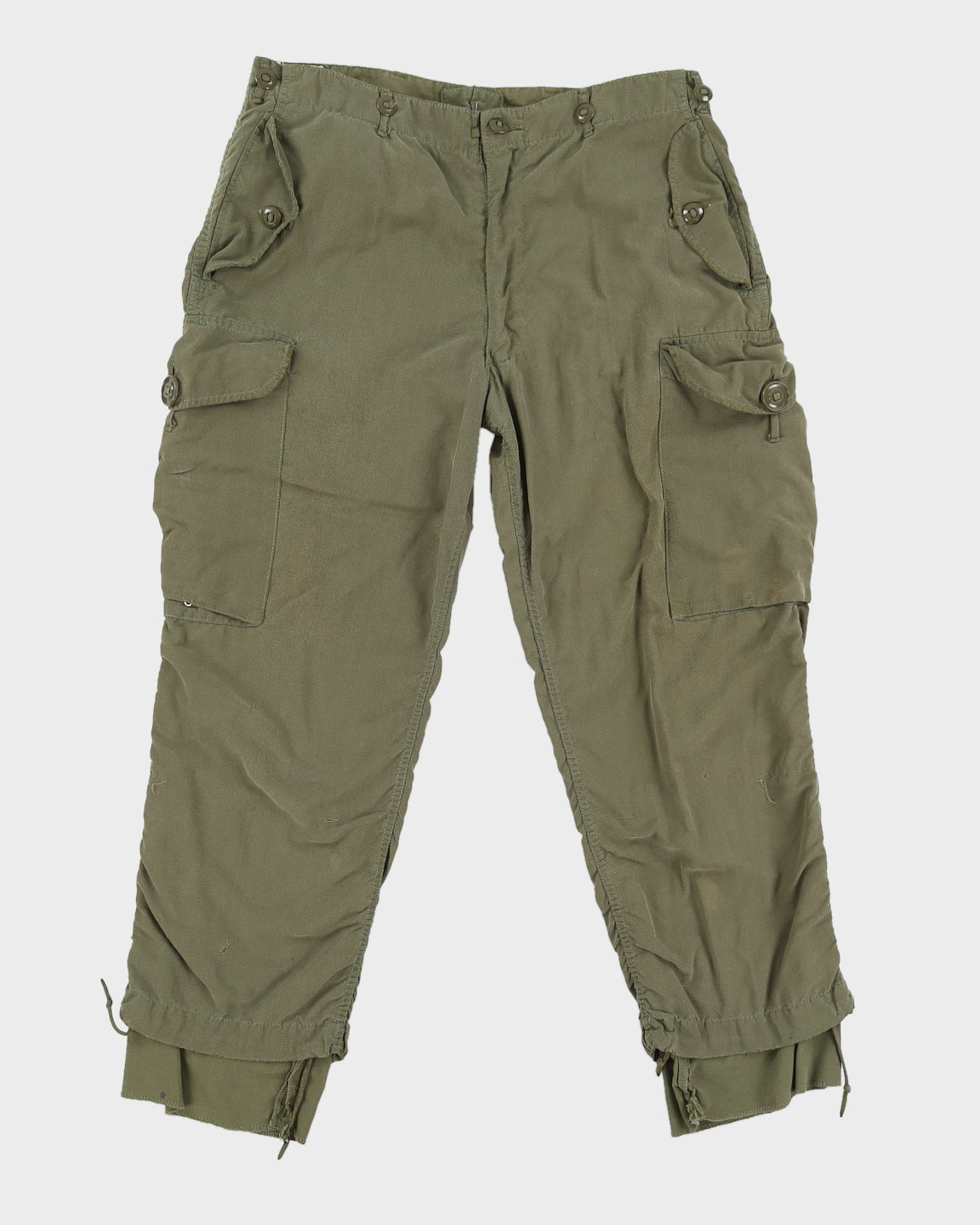 80s Canadian Army Lightweight Combat Trousers - 34x24