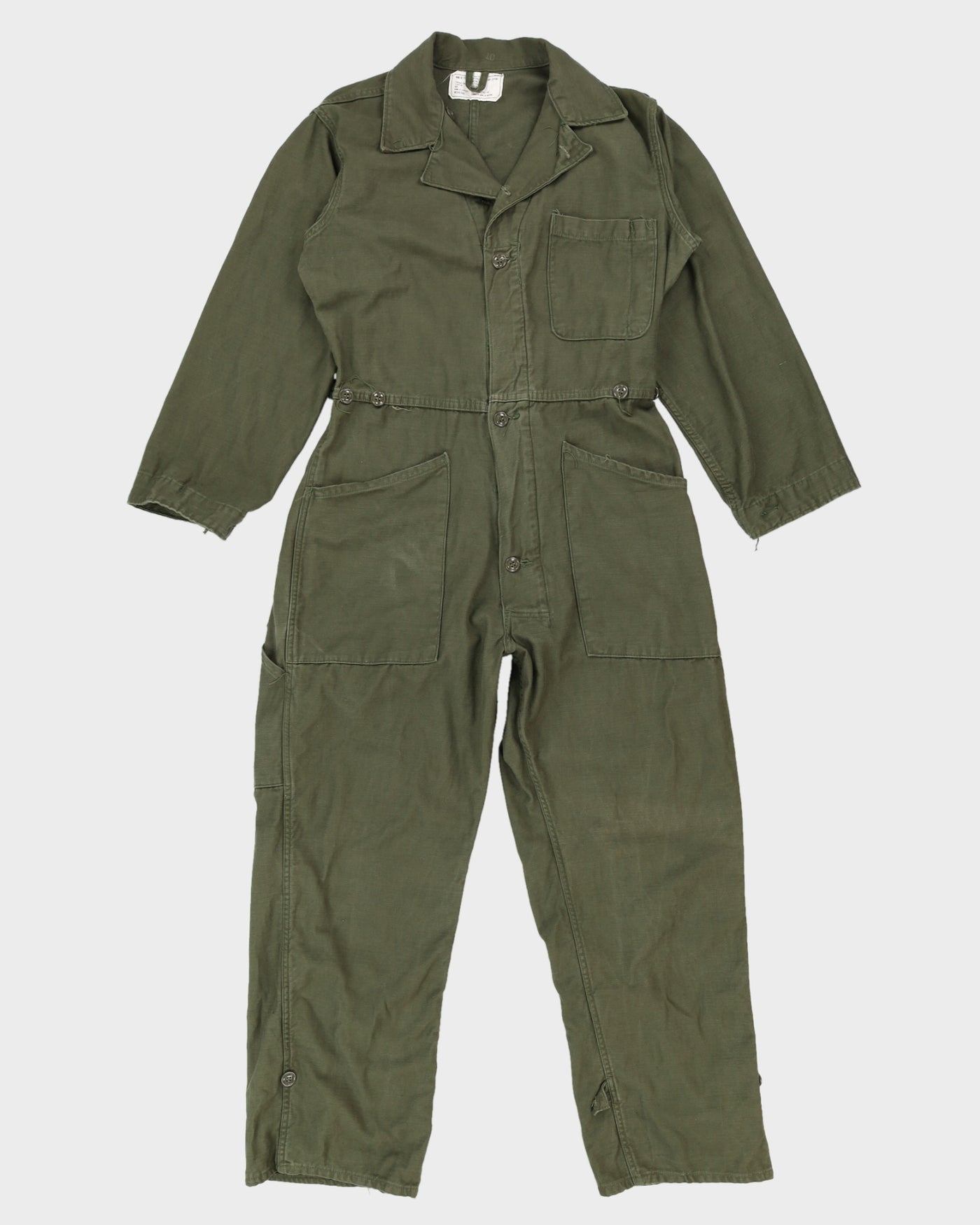 80s Sateen Mechanics Coveralls - M