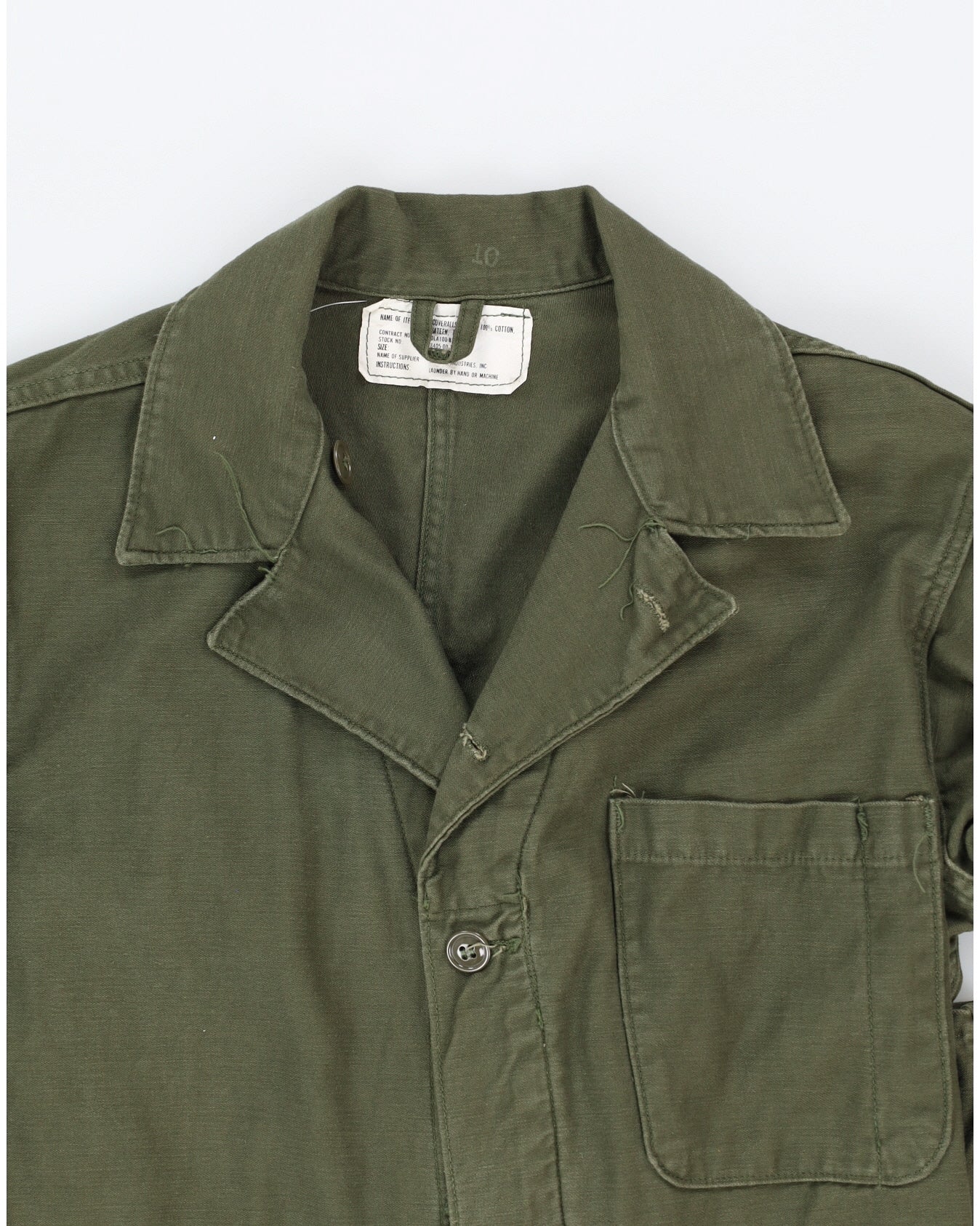 80s Sateen Mechanics Coveralls - M