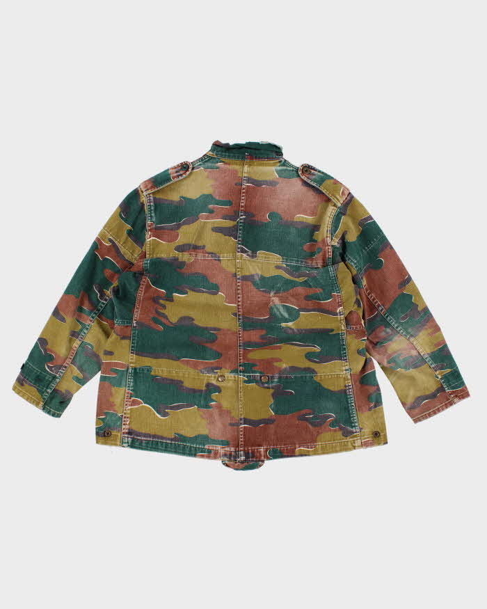 70s Belgian Jigsaw Camo Smock Large