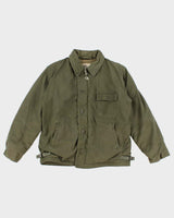 70s US Navy Deck Jacket Large